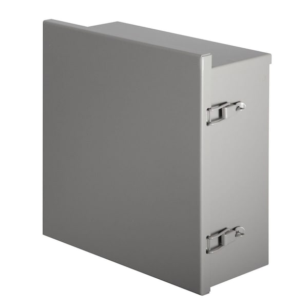 Wiegmann Carbon Steel Electrical Enclosures, 8 in H, 4 in D, 6 in W, NEMA 3R, Lift Off Hinged - LOH080604
