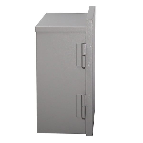 Wiegmann Carbon Steel Electrical Enclosures, 8 in H, 4 in D, 6 in W, NEMA 3R, Lift Off Hinged - LOH080604