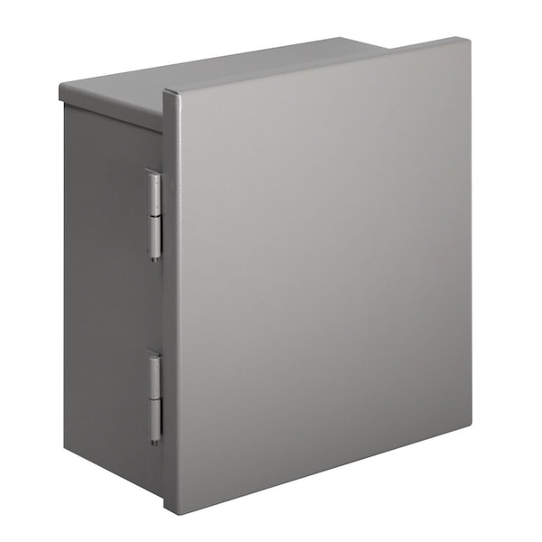 Wiegmann Carbon Steel Electrical Enclosures, 8 in H, 4 in D, 6 in W, NEMA 3R, Lift Off Hinged - LOH080604