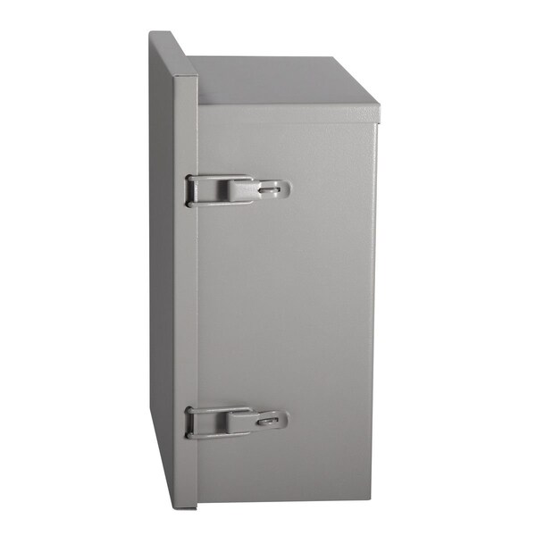 Wiegmann Carbon Steel Electrical Enclosures, 8 in H, 4 in D, 6 in W, NEMA 3R, Lift Off Hinged - LOH080604