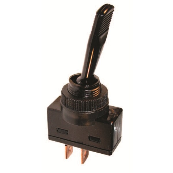 La Mejor Conexión Interruptor Negro Sin Iluminación 20A 12V S.P.S.T. - JTT2640H