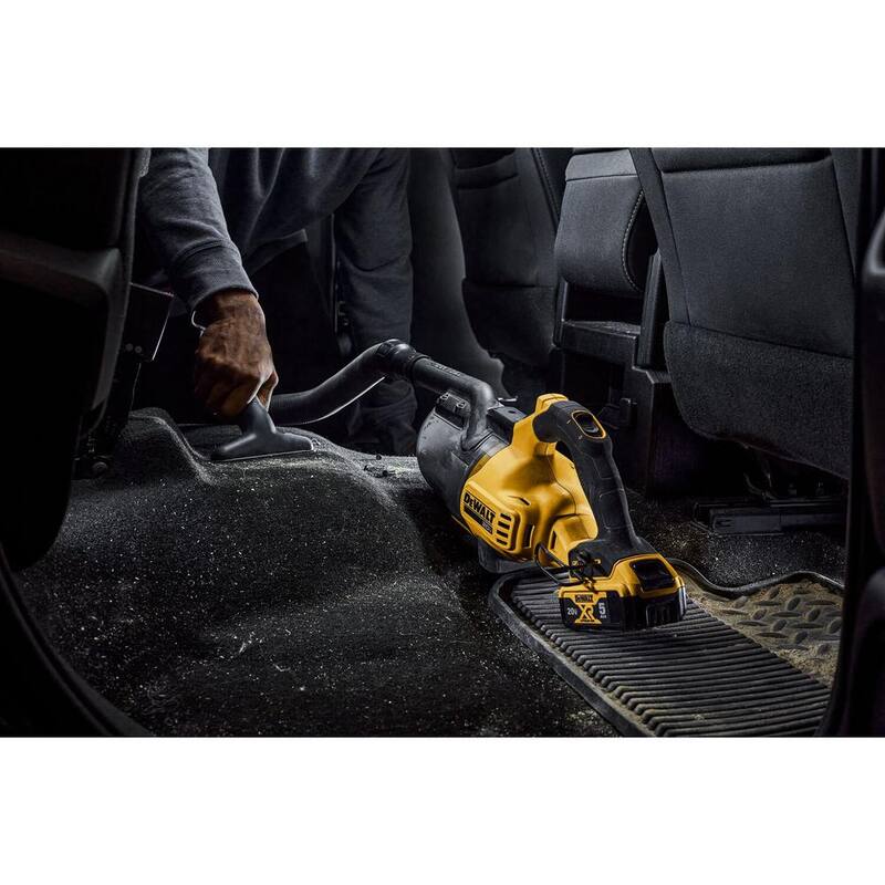 DEWALT 20V MAX Cordless 10,000 PSI Variable Speed Grease Gun and 20V MAX Stick Vacuum with 4.0Ah Battery and Charger - DCGG571M1W501HB