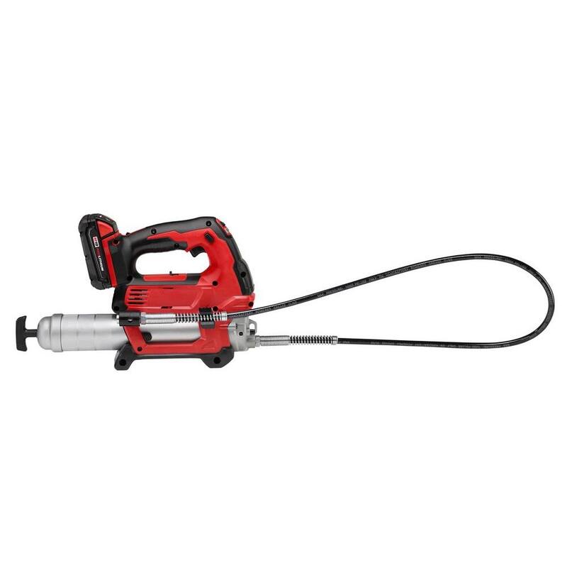 Milwaukee M18 18V Lithium-Ion Cordless 2-Speed Grease Gun 2 Battery Kit with M18 2.0 Ah Compact Battery - 2646-22CT-48-11-1820