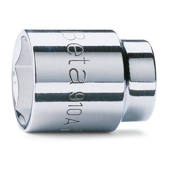 Beta 910A 3/8 in Drive 6-Point Hand Socket, Metric 6 mm - 009100006