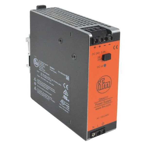 Ifm Power Supply, 100 to 240V AC, 24V DC, 120W, 5A, DIN Rail - DN4012