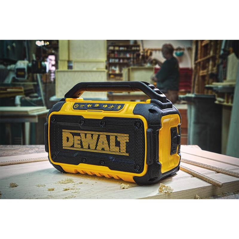 DEWALT 20V MAX Cordless 10,000 PSI Variable Speed Grease Gun and Bluetooth Speaker with (1) 20V 4.0Ah Battery, and Charger - DCGG571M1WCR010