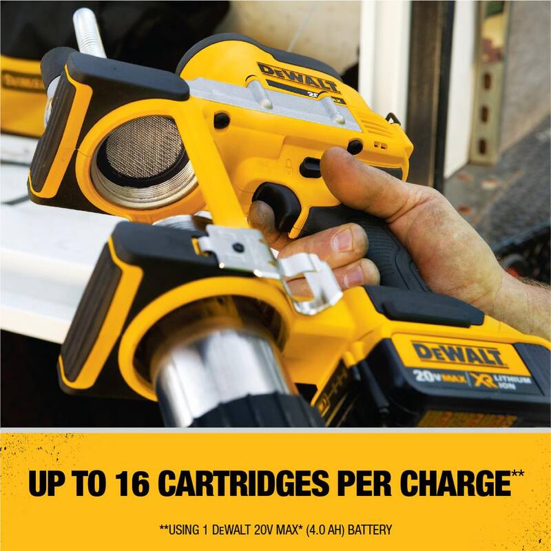 DEWALT 20V MAX Lithium-Ion Cordless Grease Gun Kit and (1) 20V MAX Premium Lithium-Ion 5.0Ah Battery - DCGG571M1W205