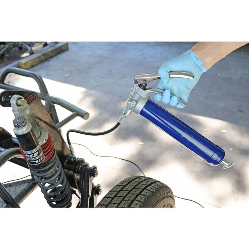 Lincoln Heavy Duty Pistol Grip Grease Gun with Whip Hose and Rigid Pipe - LIN1134