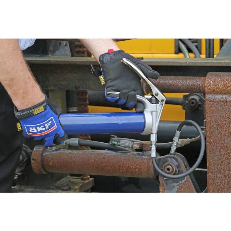 Lincoln Heavy Duty Pistol Grip Grease Gun with Whip Hose and Rigid Pipe - LIN1134