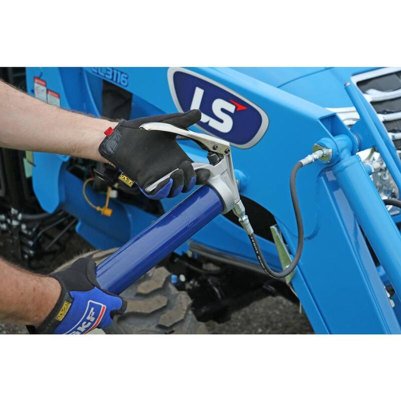 Lincoln Heavy Duty Pistol Grip Grease Gun with Whip Hose and Rigid Pipe - LIN1134