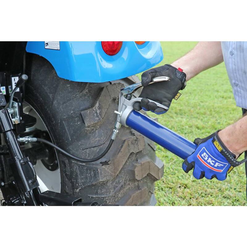 Lincoln Heavy Duty Pistol Grip Grease Gun with Whip Hose and Rigid Pipe - LIN1134