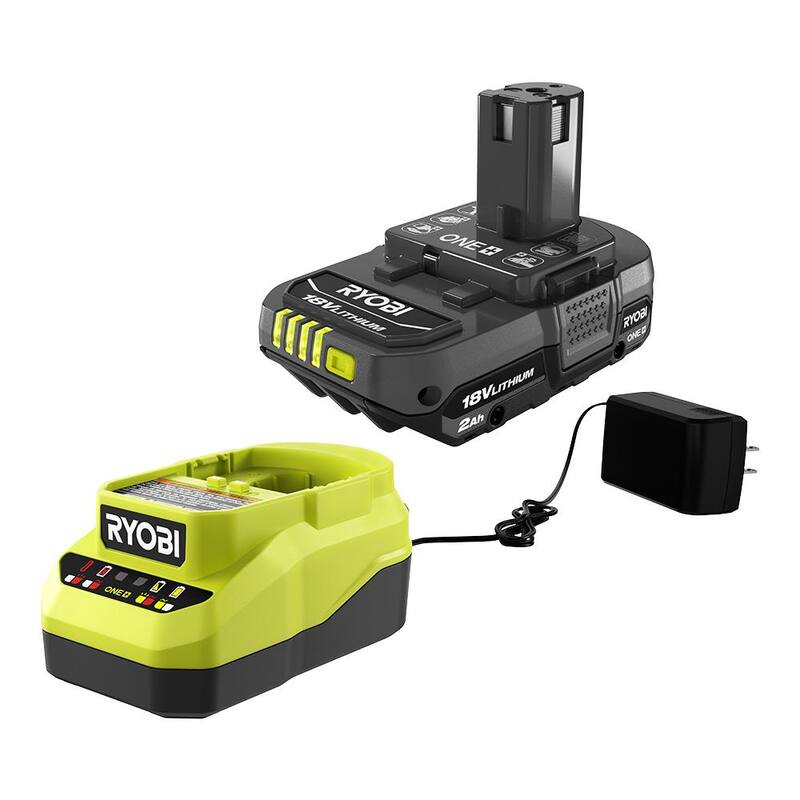 RYOBI ONE+ 18V Cordless Grease Gun with 2.0 Ah Battery and Charger - P3410-PSK005