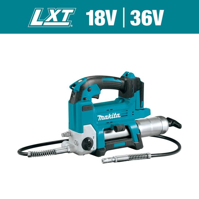 Makita 18V LXT Lithium-Ion Cordless Grease Gun with bonus 18-Volt 4.0Ah LXT Lithium-Ion Battery and Charger Starter Pack - XPG01ZBL1840BDC