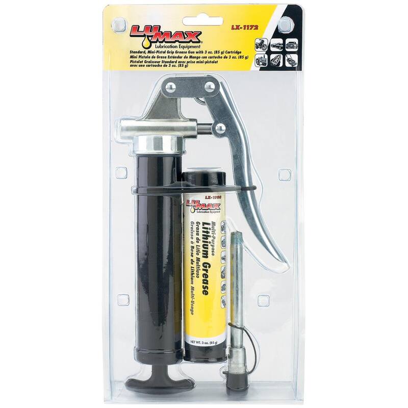 Lumax Mini-Pistol Grip Grease Gun with 3 oz. Cartridge - LX-1172