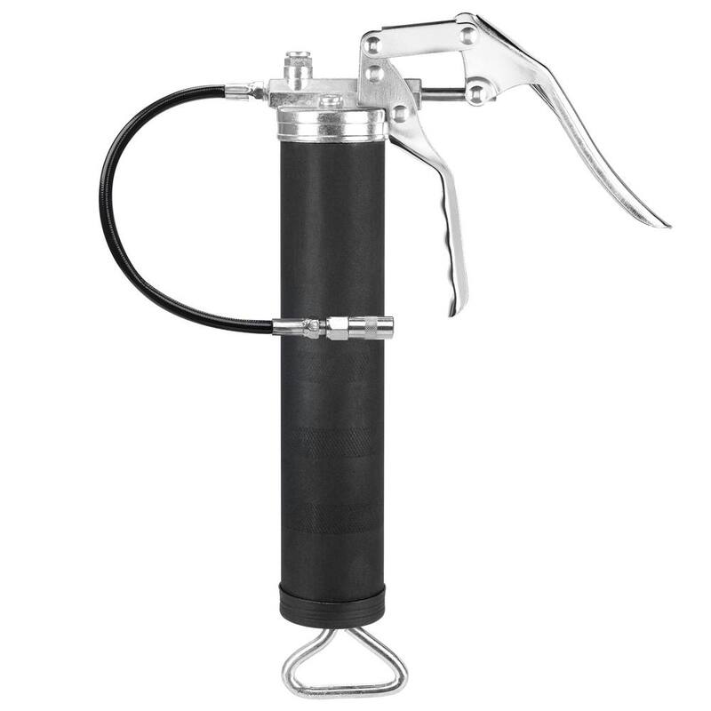 Workforce Heavy-Duty Pistol Grip Grease Gun with 12 in. Flex Extension - L1325