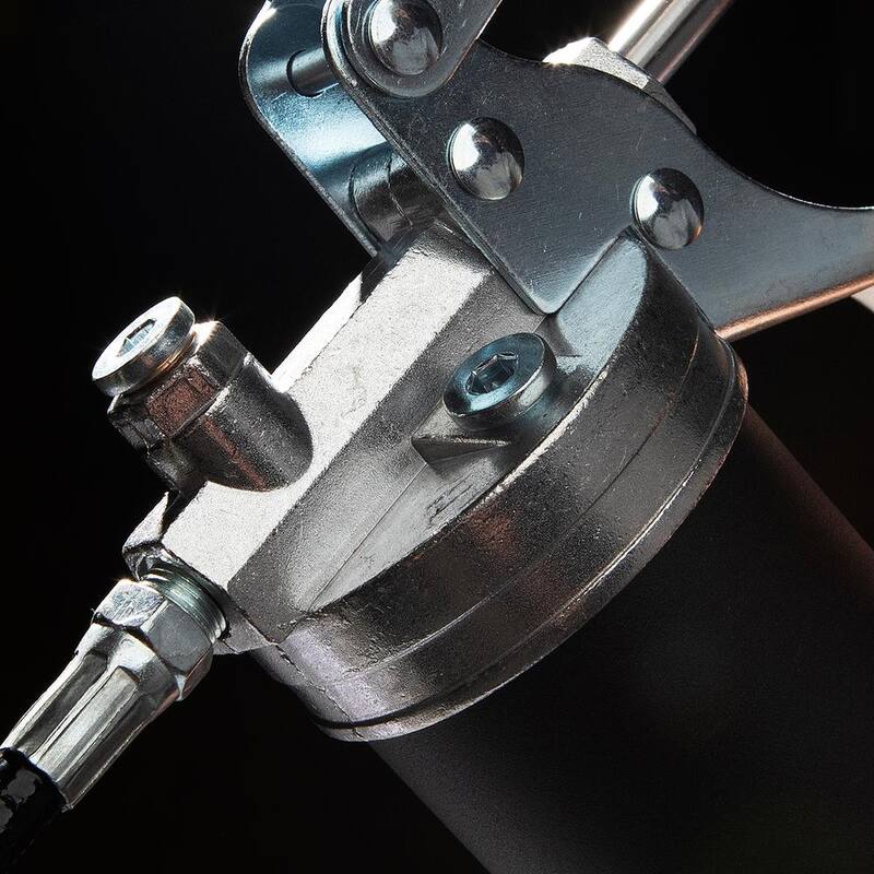 Workforce Heavy-Duty Pistol Grip Grease Gun with 12 in. Flex Extension - L1325