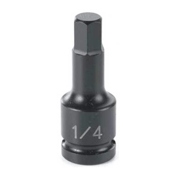 Grey Pneumatic SOC 3/16 1/4D IMP HEX MALE BLK - 9906F