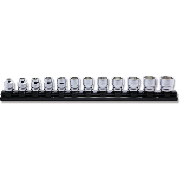 Ko-Ken Socket set 7-19mm 6 Point 300mm Z-series 12 pieces 3/8 Sq. Drive - RS3400MZ/12
