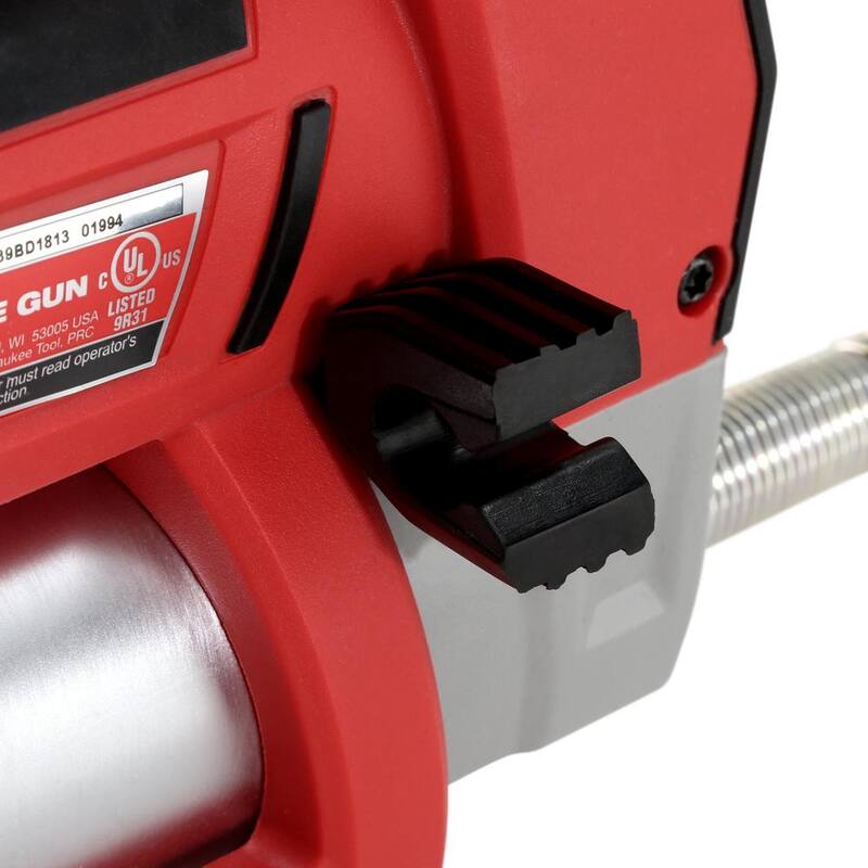 Milwaukee 12 12-Volt Lithium-Ion Cordless Grease Gun Kit With Two Free M12 1.5 Ah Batteries - 2446-21XC-48-11-2411