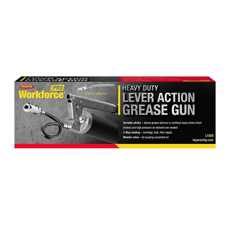 Workforce Pro Heavy-Duty Lever Action Grease Gun - L1355
