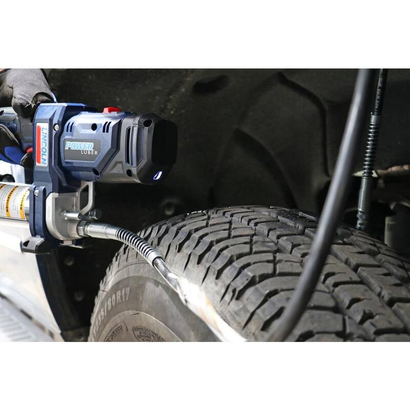 Lincoln Industrial Lincoln 1886 PowerLuber 20-Volt Lithium Ion High Pressure 2 Speed Cordless Grease Gun Single Battery - LIN1886