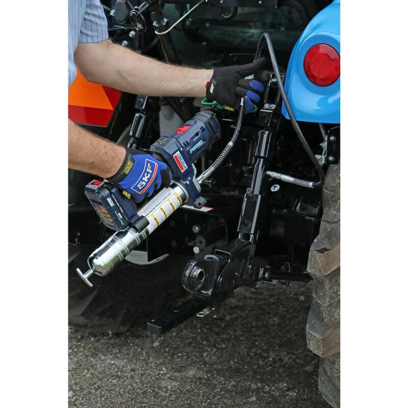 Lincoln Industrial Lincoln 1886 PowerLuber 20-Volt Lithium Ion High Pressure 2 Speed Cordless Grease Gun Single Battery - LIN1886