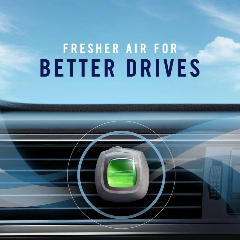 Febreze 0.07 oz. Old Spice Scent Car Vent Clip Air Freshener (2-Pack) - 003077201054