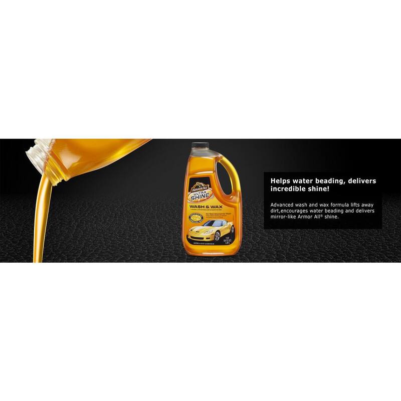 Armor All 64 fl. oz. Bottle Ultra Shine Wash and Wax - 210474