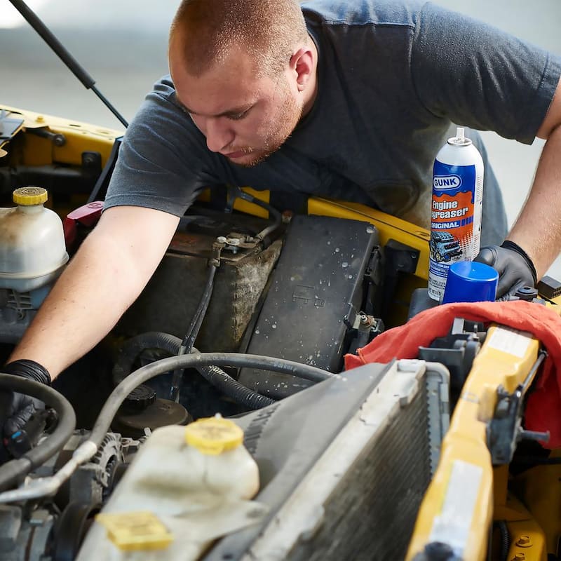 GUNK 15 oz. Original Heavy-Duty Engine Degreaser and Cleaner Spray - EB1CA/6