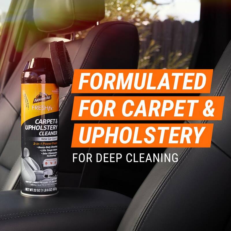 Armor All Fresh Fx 22 oz. Power Foam Carpet and Upholstery Cleaner - New Car Scent - E302827700