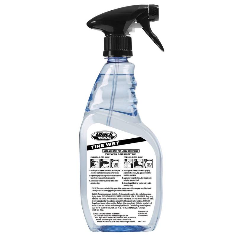 Black Magic 23 oz. Tire Wet Spray - BM23