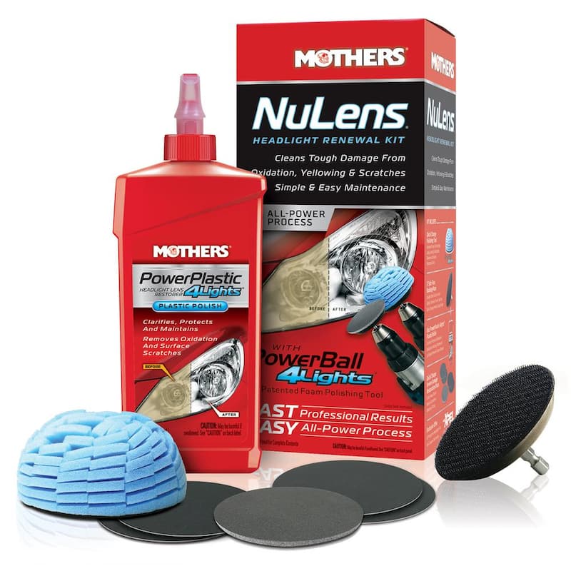 MOTHERS Nulens Automotive Headlight Renewal and Restoration Kit - 07251