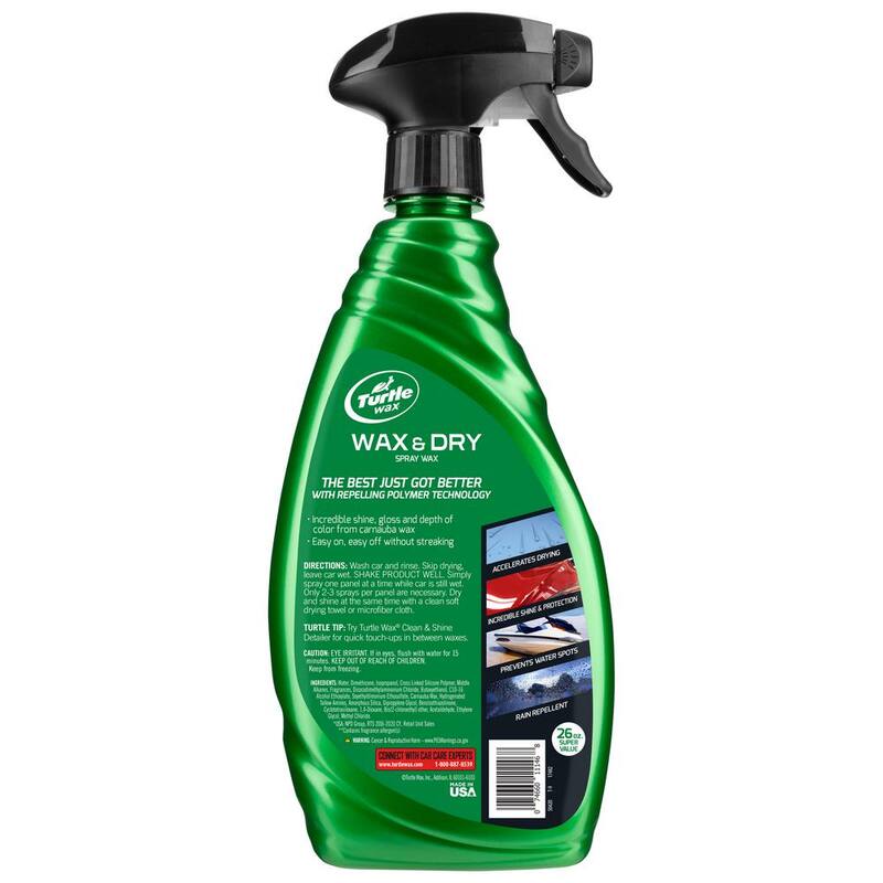 TURTLE WAX 26 oz. 1-Step Wax and Dry Cleaners - T9