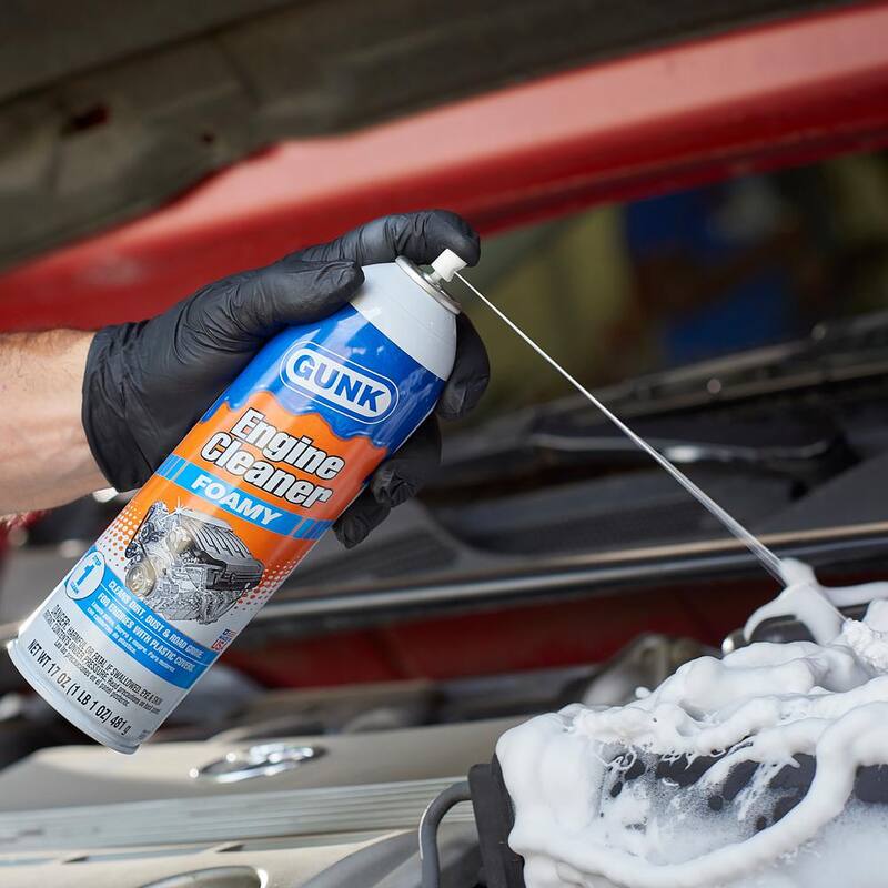 GUNK 17 oz. Foamy Engine Cleaner and Degreaser Spray - FEB1CA/6