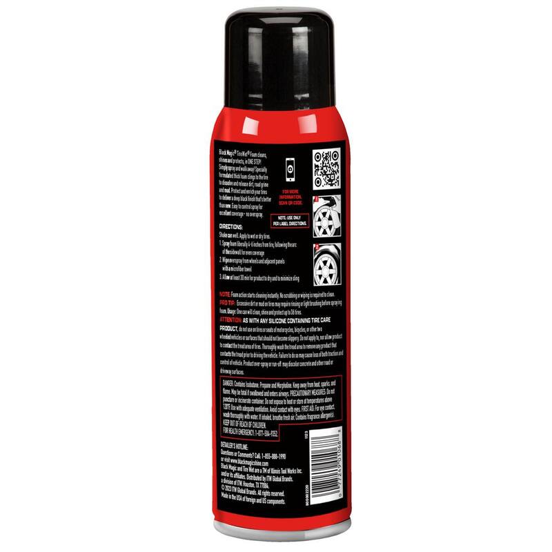 Black Magic 18 oz. Tire Wet Foam - 800002220