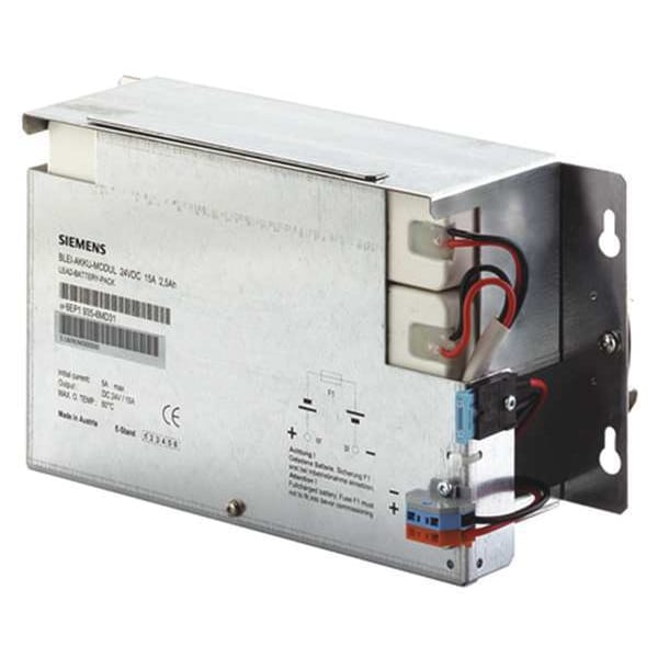 Siemens UPS Battery, 12N868, 12N869, 24V DC, 2.5 Ah, Detachable Cable - 6EP1935-6MD31