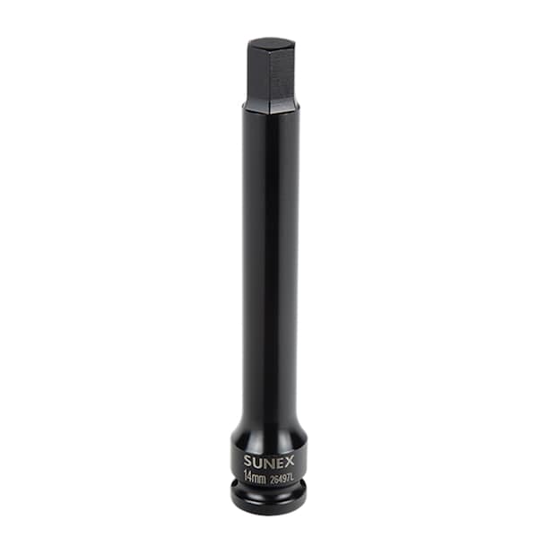 Sunex Â® Tools 1/2 in. Drive 14 mm Hex Impact Socket 6 in. - 26497L