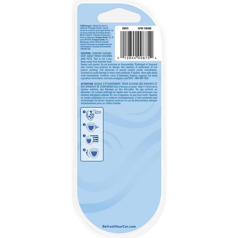 Refresh Your Car Refresh Your Car! Diffuser Air Freshener (New Car /Cool Breeze Scent, 2 Pack) - E301450900