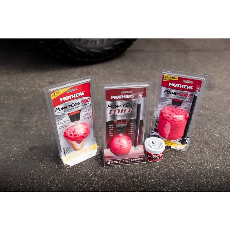 MOTHERS PowerCone 360 Metal Polishing Attachment for Cordless Drills - 05146