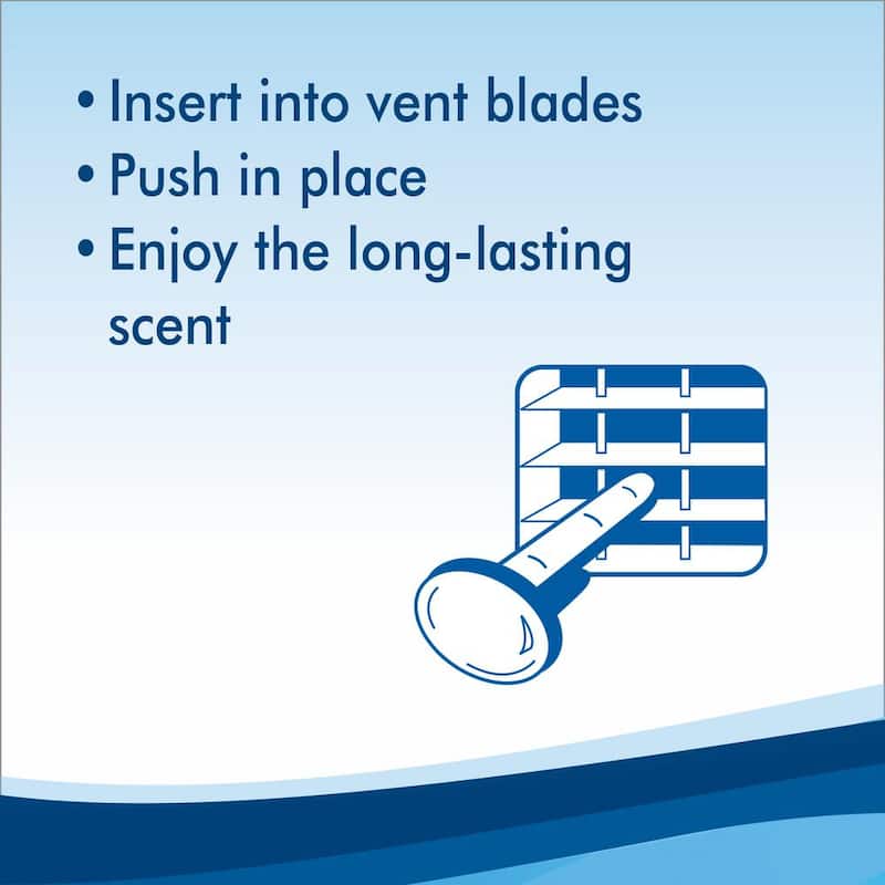 Refresh Your Car Vent Air Freshener (New Car /Cool Breeze Scent, 6 Pack) - 09413T