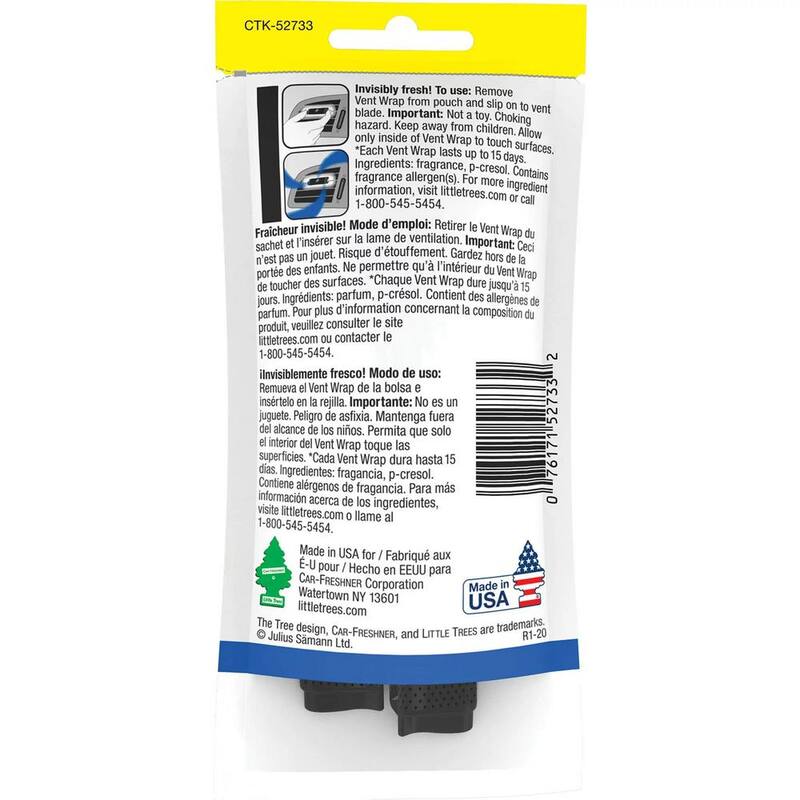 Little Trees New Car Scent Vent Wrap Air Freshener (4-Pack) - CTK-52733