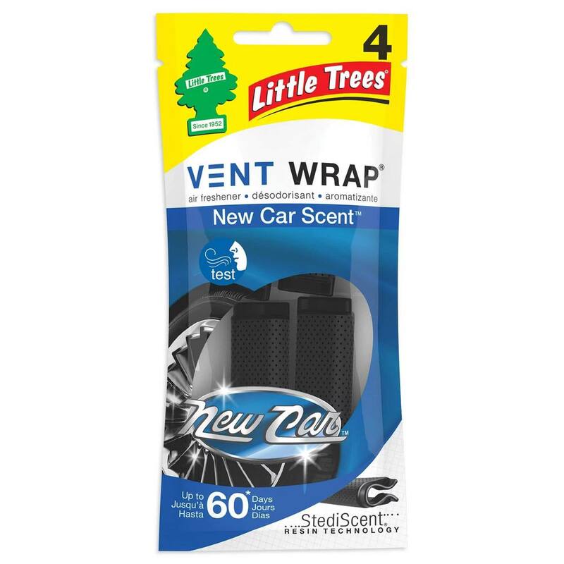Little Trees New Car Scent Vent Wrap Air Freshener (4-Pack) - CTK-52733