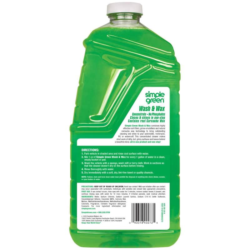 Unbranded 67 oz. Car Wash and Wax - 0210000643272