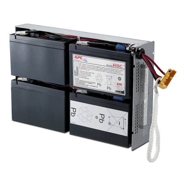 Apc UPS Battery, Mfr. No. SU1400RM2U, 12V DC, 9 Ah, Detachable Cable - RBC24