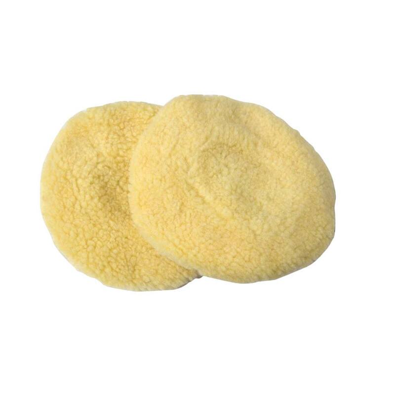 WEN 10 in. Synthetic Wool Polishing Bonnets (2-Pack) - 10A345