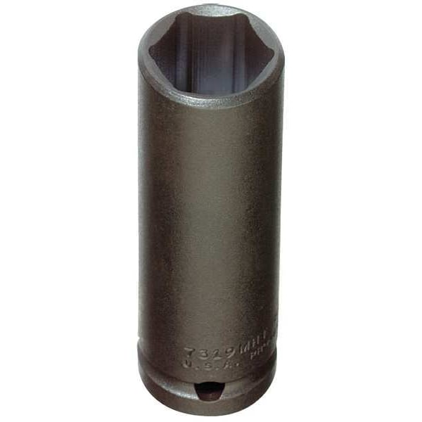 Proto 1/2 in Drive Impact Socket 30 mm Size 6 pt Deep Depth, Black Oxide - J7330MHT