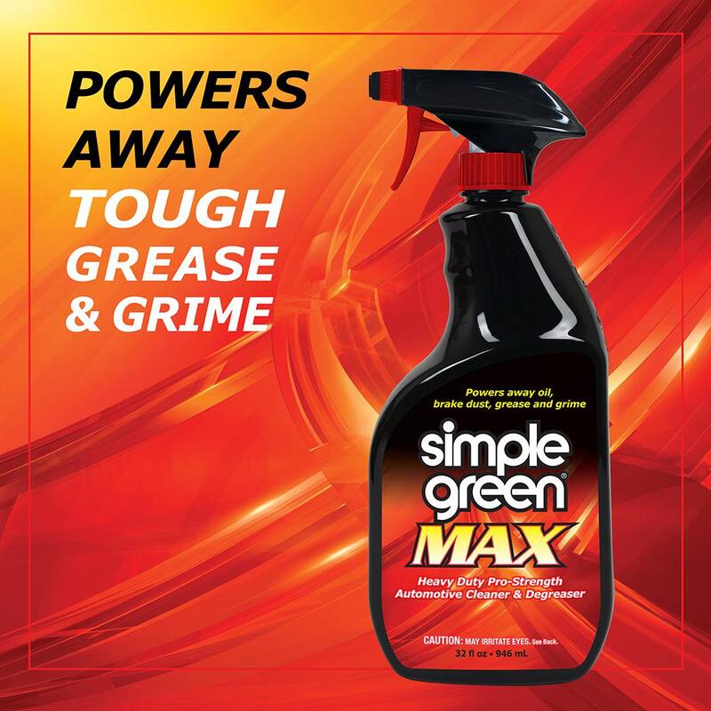 Simple Green 32 oz. Max Automotive Cleaner and Degreaser - 0210101204032