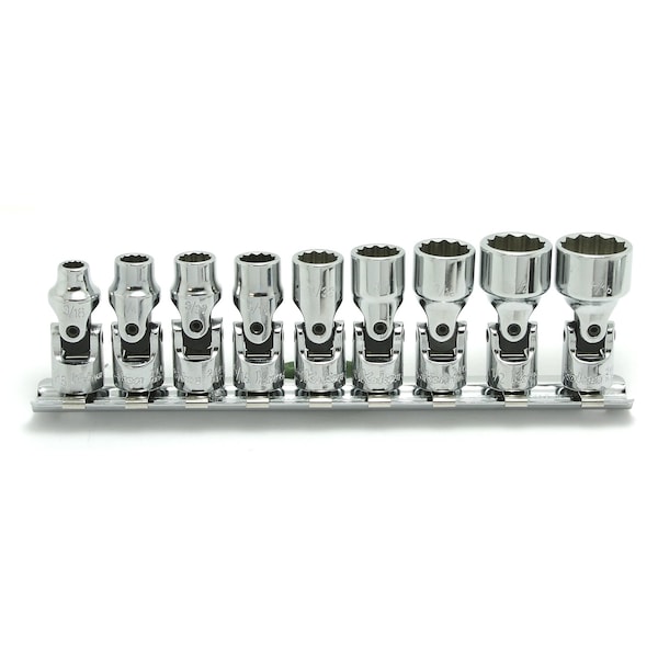 Ko-Ken Socket set 3/16-9/16 12 Point 150mm 9 pieces 1/4 Sq. Drive - RS2445A/9