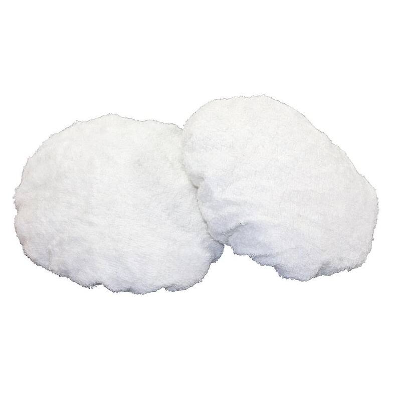 WEN 6 in. Terry Cloth Polishing Bonnet (2-Pack) - 6010A42