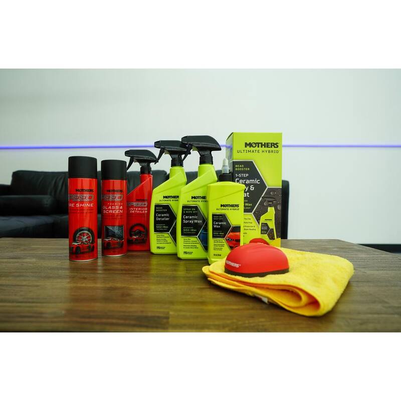 MOTHERS Ultimate Hybrid Ceramic Clay and Coat Kit with 12 oz. Detailer Spray, Microfiber Towel, and Clay Tool - 07260